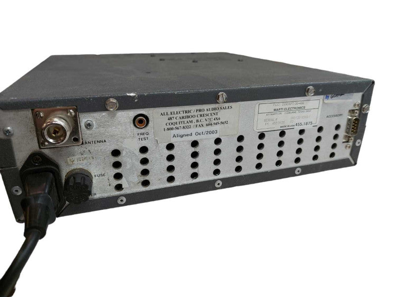 Marti Electronics RPU Transmitter RPT-30 Series  Q=