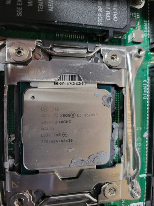 IBM X240 M5 Flex System Compute Node, 2x Xeon E5-2620v3 CPUs, READ _