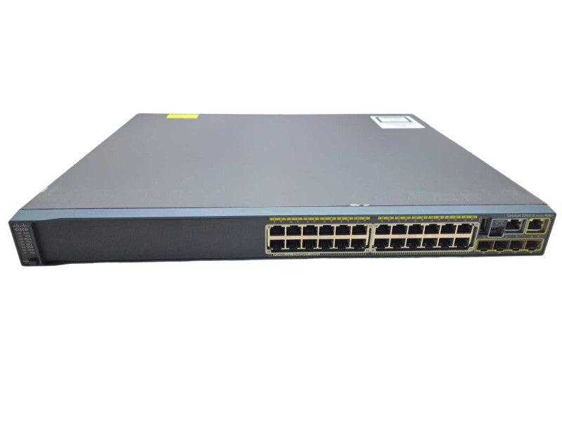 Cisco WS-C2960S-24PS-L | 24 Port Gigabit 370W PoE+ Network Switch )