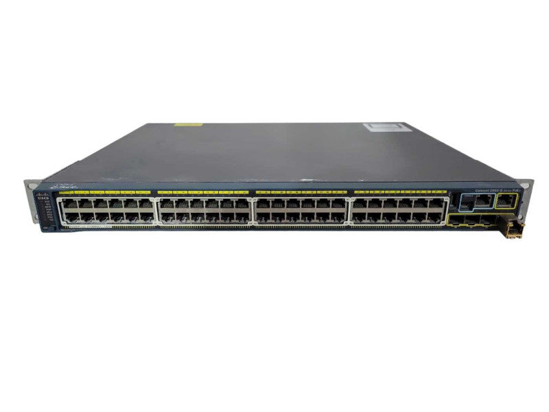 Cisco WS-C2960S-48FPS-L Catalyst 2960-S 48-Port PoE+ Network Switch Gigabit !