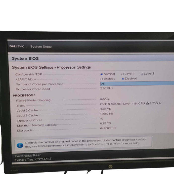 DELL PowerEdge R440 Intel Xeon Silver 4114 @2.20GHz (10 core) 32GB RAM  -