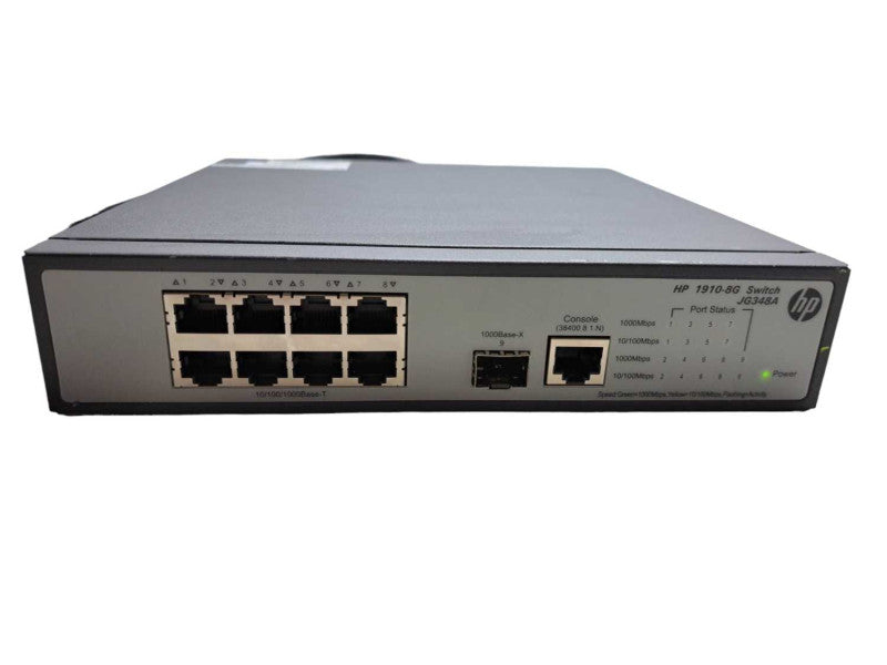 HP 1910-8G JG348A | 8 Port Gigabit Network Switch | Factory Reset )