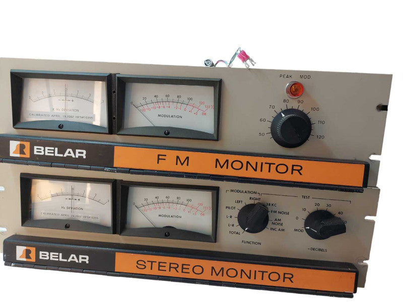 BELAR FM Monitor & Stereo Monitor Model: FMS-1 & FMM-1 =