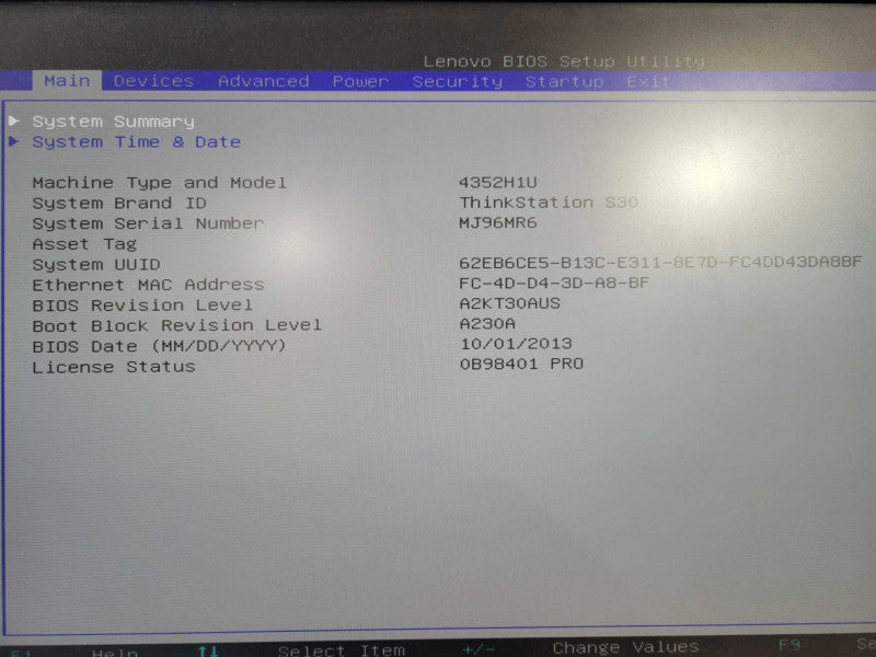 Lenovo ThinkStation S30 Xeon E5-1650 v2 @ 2.40 GHz | 28GB RAM | QUADRO K4000 !