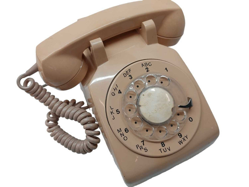 ITT Rotary Dial Telephone Biege Northern Telecom G-Type =