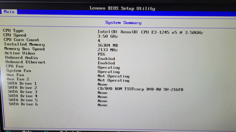 Lenovo  ThinkStation P310 - Xeon E3-1245 v5 | 16GB RAM | QUADRO  K2200 Q%