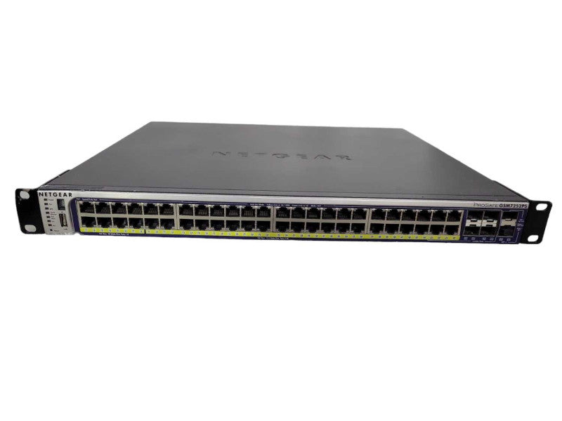 Netgear ProSafe 48 Port GSM7252PS Gigabit L2+ Managed Stackable POE Switch !