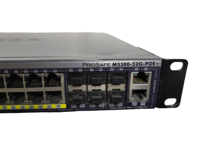 Netgear ProSAFE M5300-52G-POE+  48-Port PoE+ Stackable Manage Switch !