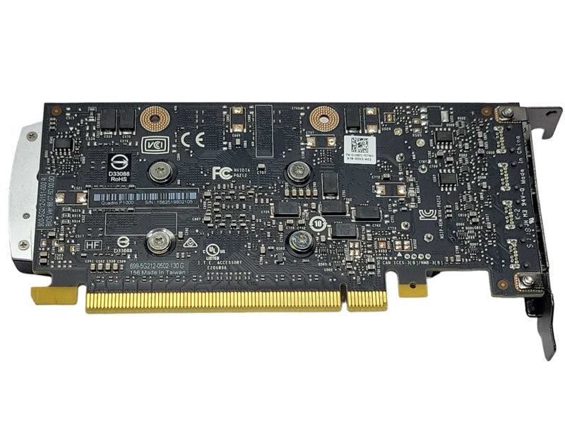 NVIDIA Quadro P1000 4GB GDDR5 PCI GPU 4x Mini DisplayPort Low Profile _