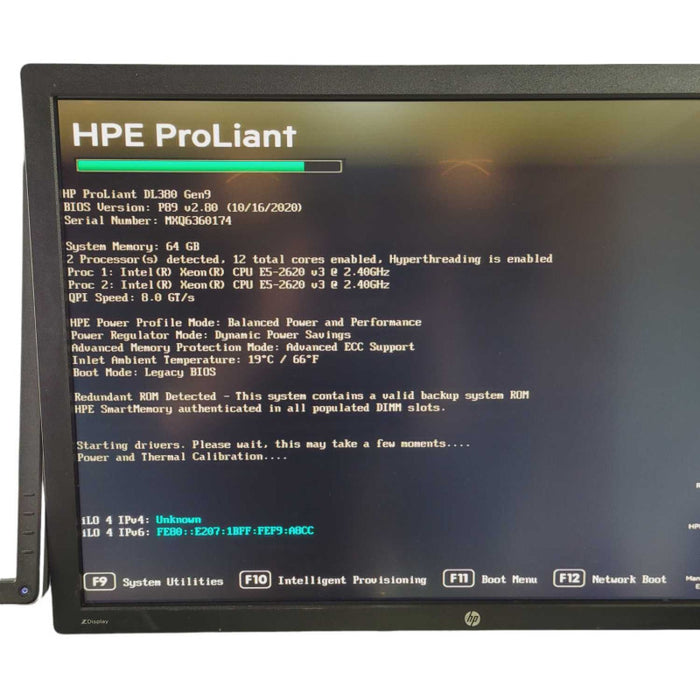 HPE  DL390 Gen9 2x E5-2620 @2.40GHz 64GB RAM  -