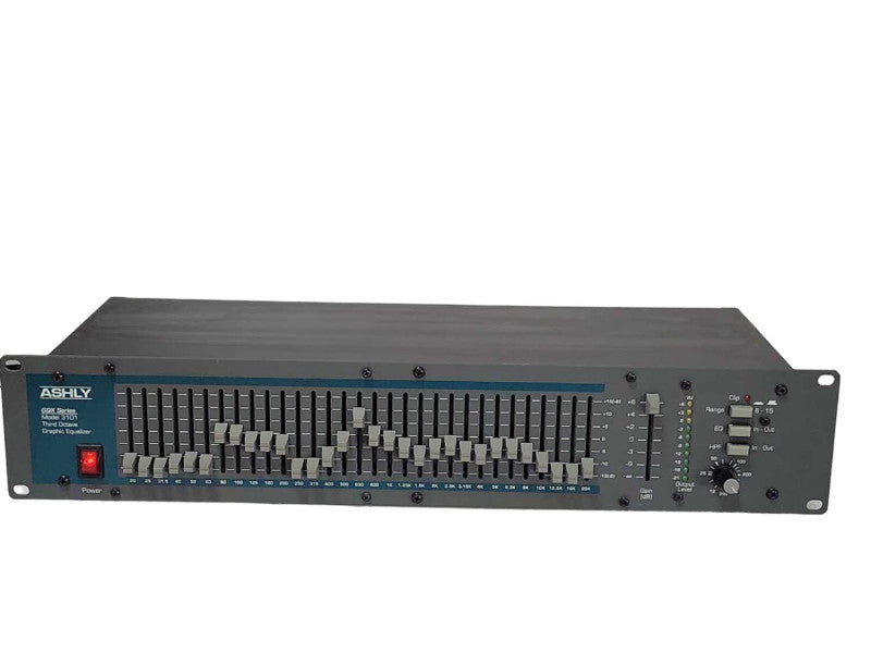 Ashly GQX Series 3101 Third Octave Graphic Equalizer, READ _