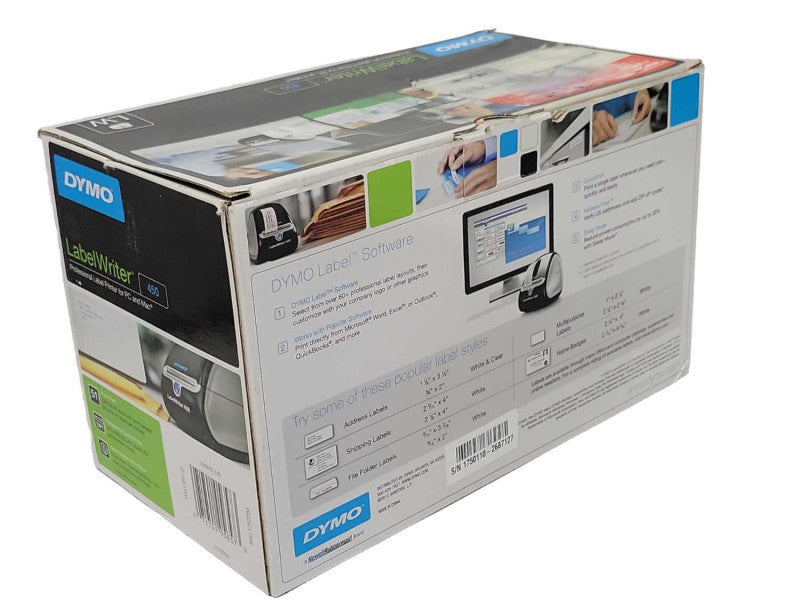 Open-Box Dymo LabelWriter 450 Thermal Label Printer Model 1750110 _