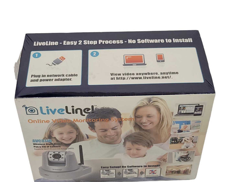 New LiveLine Wireless Night Vision Pan Tilt IP Camera AVC3110 _