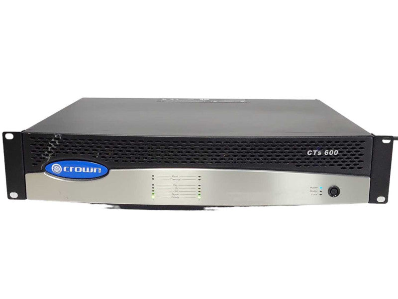 Crown CTs 600 2-Channel Rackmount Power Amplifier, READ _