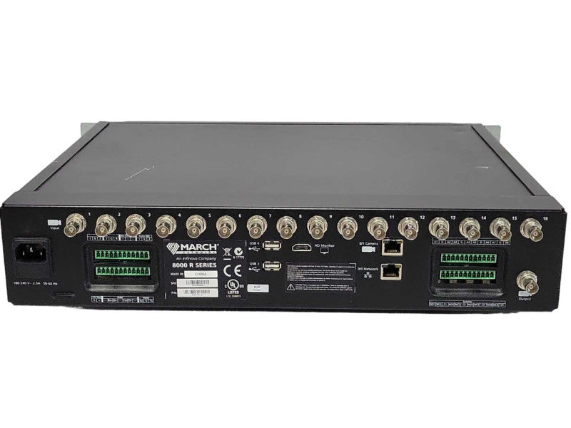 March 8000 R Series 8532 R 27677R1.2 16 Channel NVR, READ _