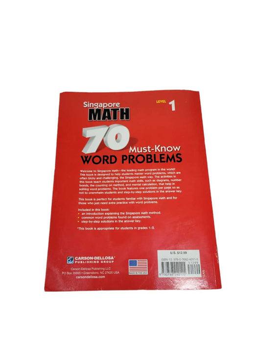 Singapore Math Grade 1-2 Level 1  %