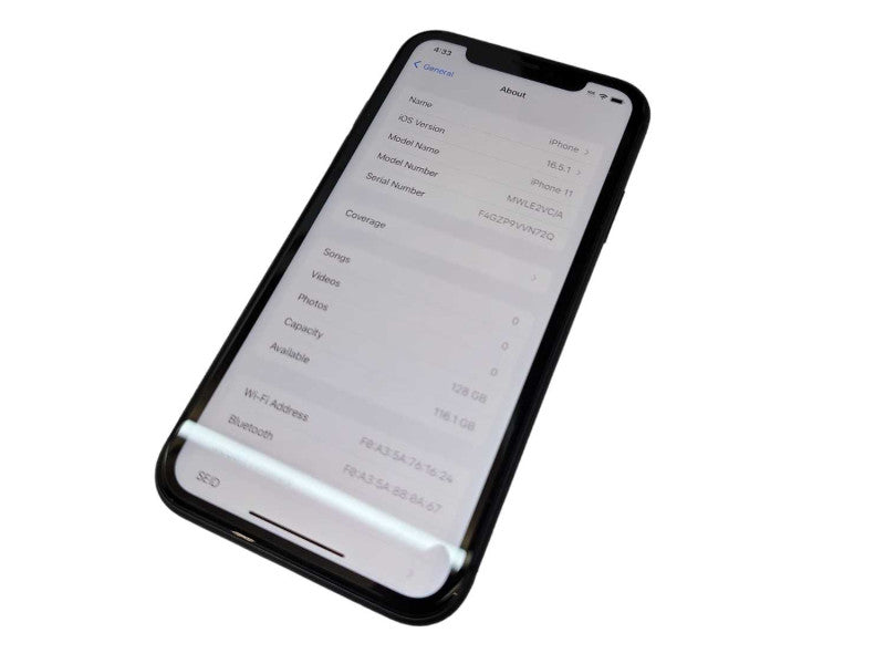 Apple iPhone 11 - 128GB - Gray Q(