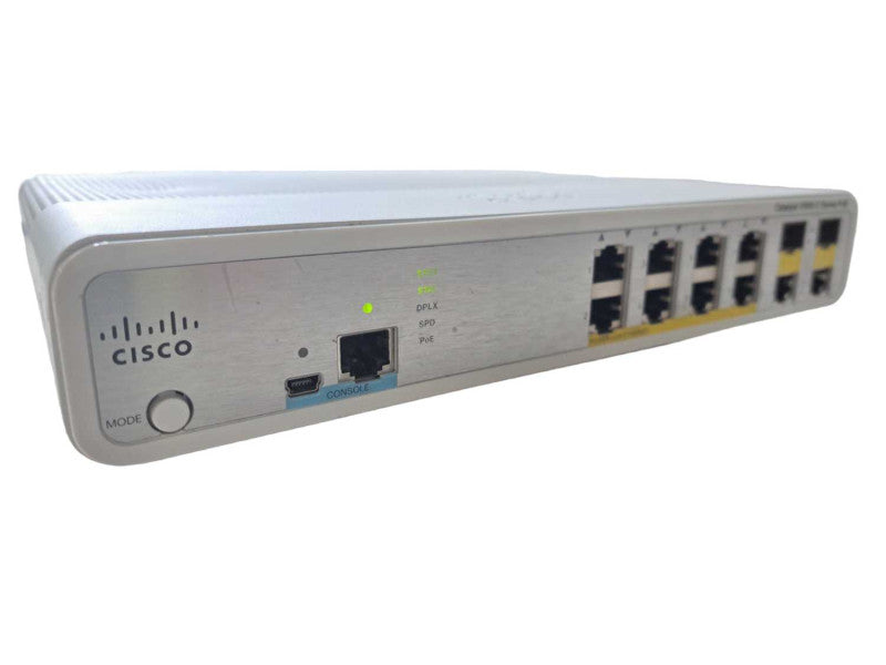 Cisco WS-C3560C-8PC-S 8 Port Fast PoE Compact Switch | Factory Reset )