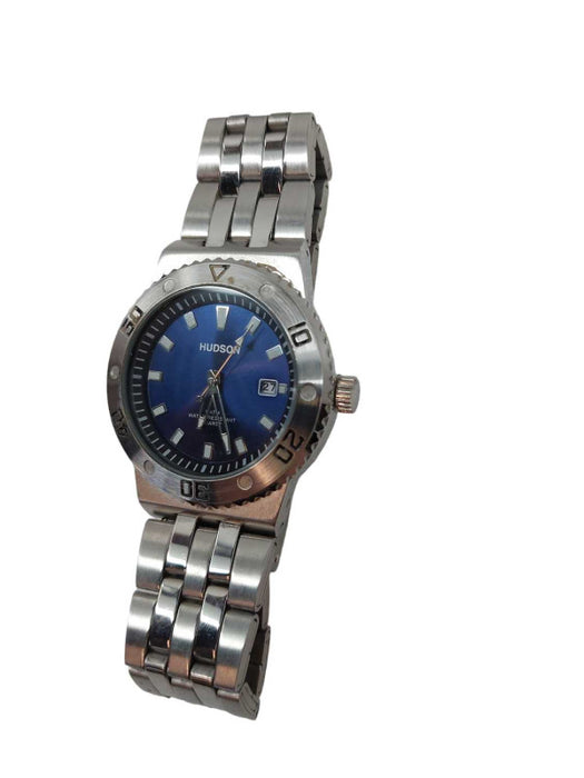 Hudson Stainless Steel Watch 6111 1ATM Water Resistant Japan Movement =