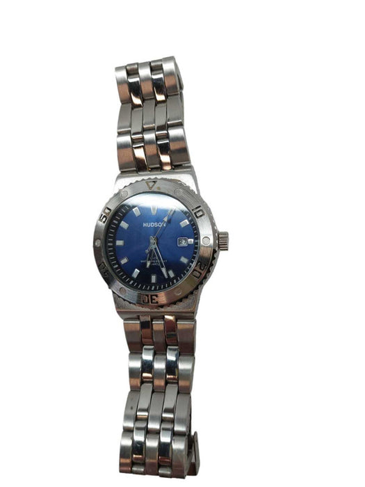 Hudson Stainless Steel Watch 6111 1ATM Water Resistant Japan Movement =