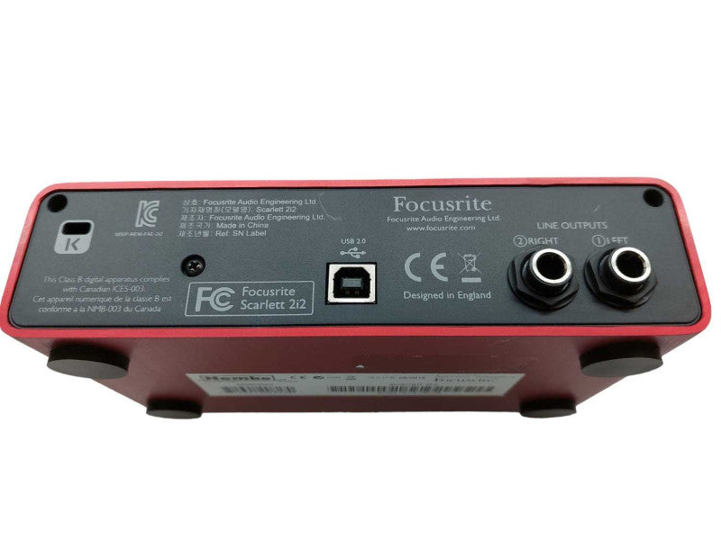Nemko Focusrite Scarlet 2i2 Audio Interface â