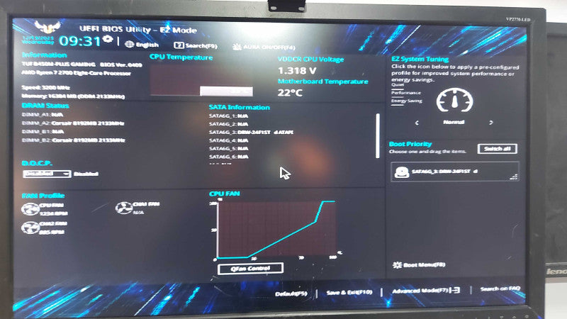 Blackbox PC Ryzen 7 2700 8C16T 3.20ghz / 16gb ram / Quadro P600 gpu #