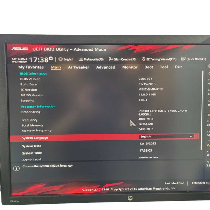 Falcon NorthWest watercooled PC i7-6700K 16GB RAM Quadro K5200 1TB SSD READ  -