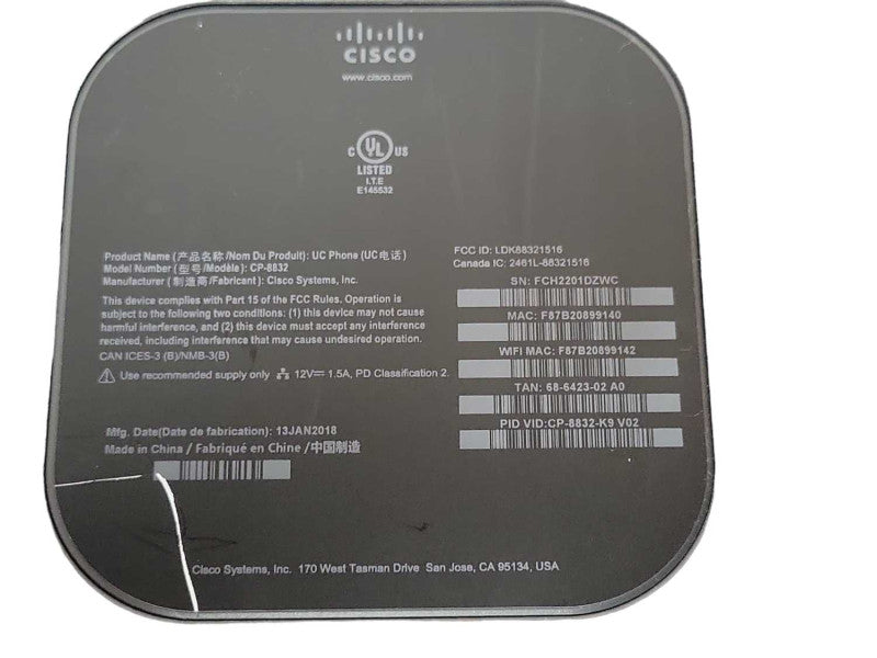 Cisco 8832 IP Conference Phone - Charcoal (CP-8832-K9), READ _