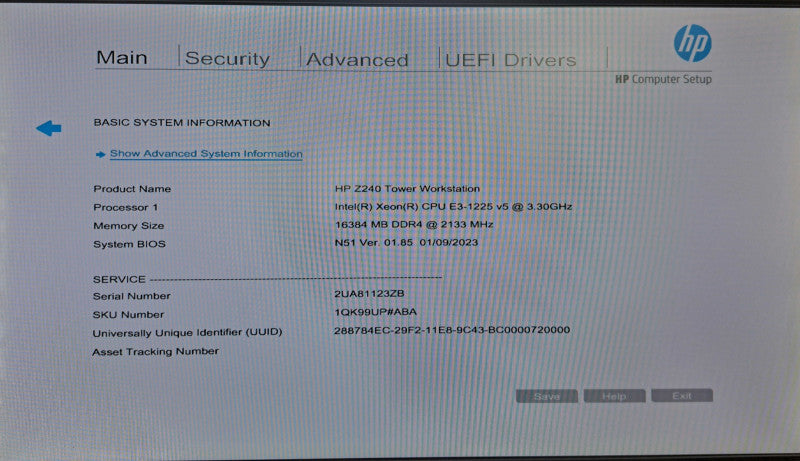 HP Z240 Workstation | Xeon E3-1225 v5 @ 3.30GHz 16GB DDR4 No GPU )