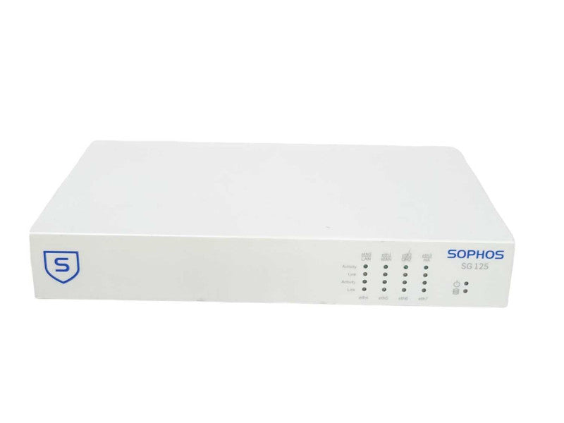 Sophos SG 125 rev.1 8-Port Gigabit Router Firewall Security Appliance, READ _