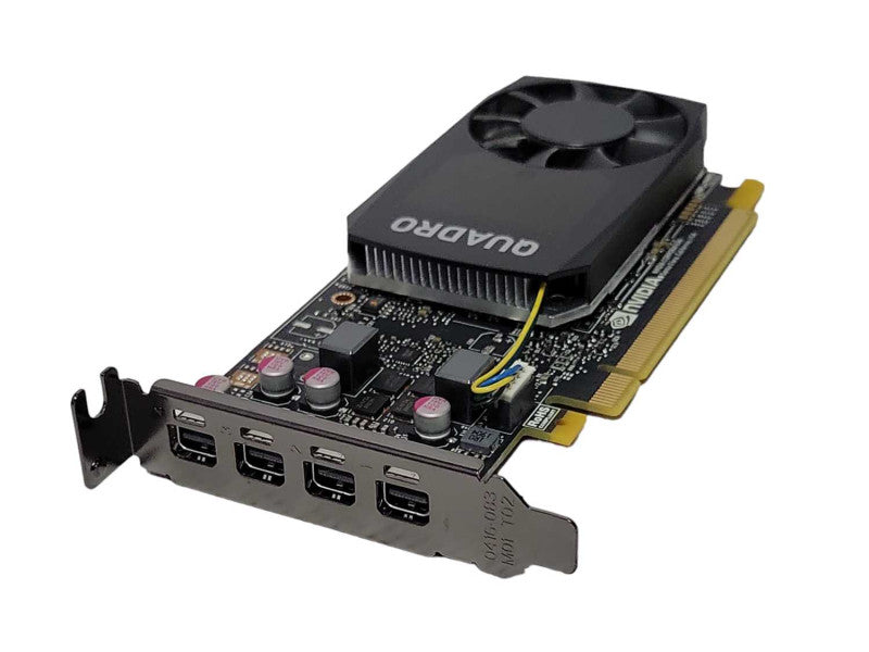 NVIDIA Quadro P1000 4GB GDDR5 PCI GPU 4x Mini DisplayPort Low Profile _