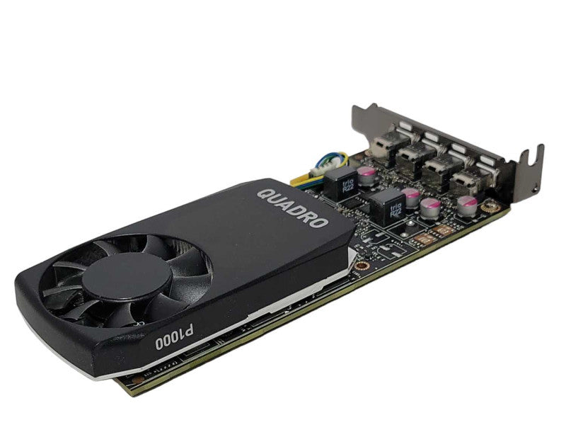 NVIDIA Quadro P1000 4GB GDDR5 PCI GPU 4x Mini DisplayPort Low Profile _