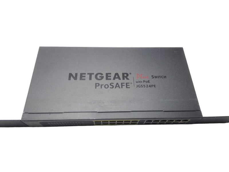 NETGEAR ProSafe Plus | 24-Port Gigabit PoE Ethernet Switch | JGS524PE )