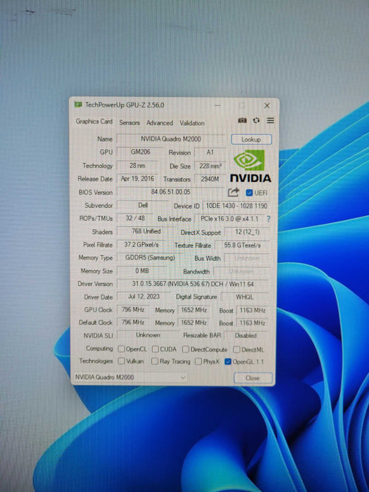 Nvidia Quadro M2000 4GB GDDR5 Display Port x4 Graphics Card !
