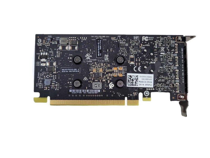 NVIDIA Quadro P1000 4GB GDDR5 PCI GPU 4x Mini DisplayPort !
