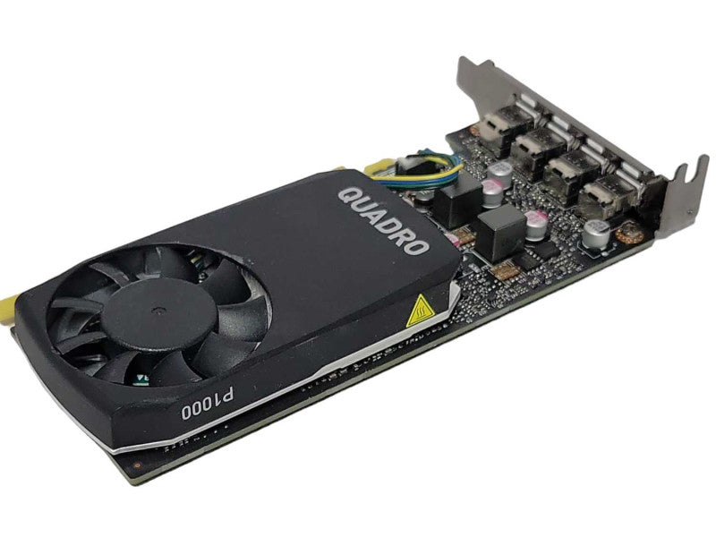 NVIDIA Quadro P1000 4GB GDDR5 PCI GPU 4x Mini DisplayPort Low Profile _