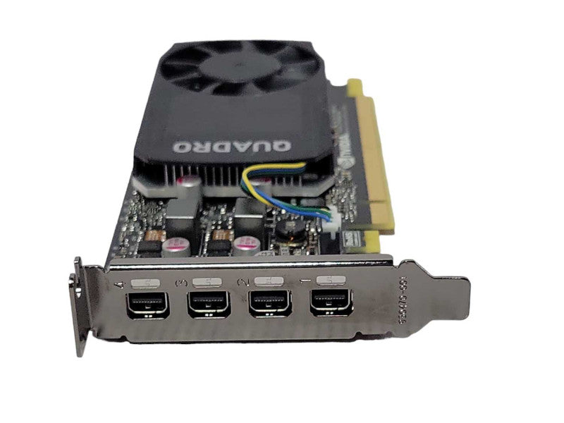 NVIDIA Quadro P1000 4GB GDDR5 PCI GPU 4x Mini DisplayPort Low Profile _