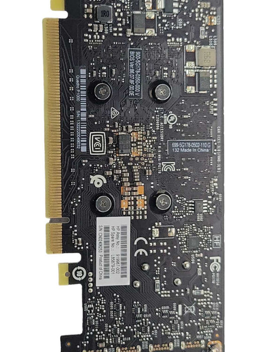 NVIDIA Quadro P1000 4GB GDDR5 PCI GPU 4x Mini DisplayPort Low Profile _