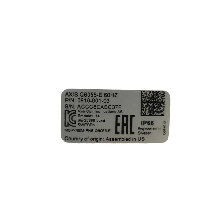 AXIS Q6055-E PTZ Network Camera Plz READ  -