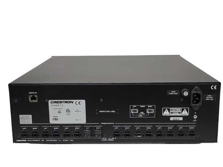 Crestron SWAMPE-8 Sonnex 8-Zone Multiroom Audio Expander - ASIS #