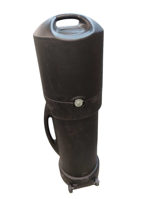 Large black rolling secure case ( empty ) =