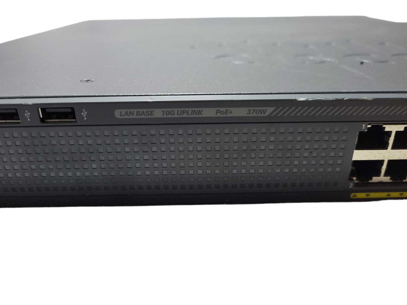 Cisco WS-C2960X-24PD-L | 24 Port GigE PoE+ 370W Switch 2x 10G SFP+ w/ Stack $