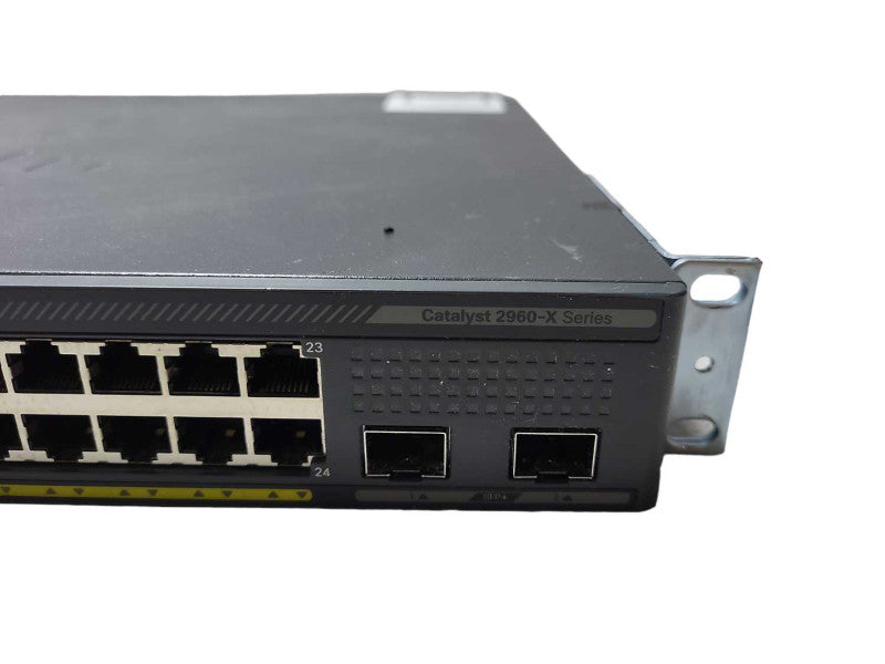 Cisco WS-C2960X-24PD-L | 24 Port GigE PoE+ 370W Switch 2x 10G SFP+ w/ Stack $