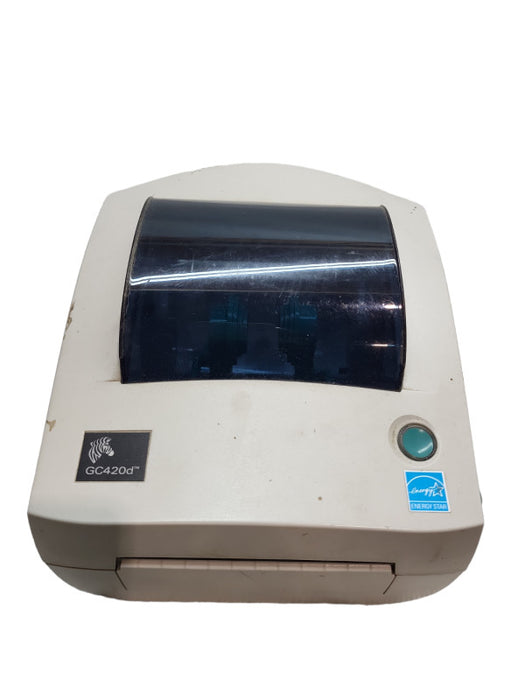 Zebra GC420d Direct Thermal Label Printer USB  with Compatible Power Adapter &