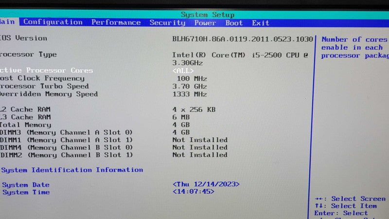 Intel Core i5-2500 @ 3.3Ghz | Intel DH67BL | 4GB RAM | I/O Plate %
