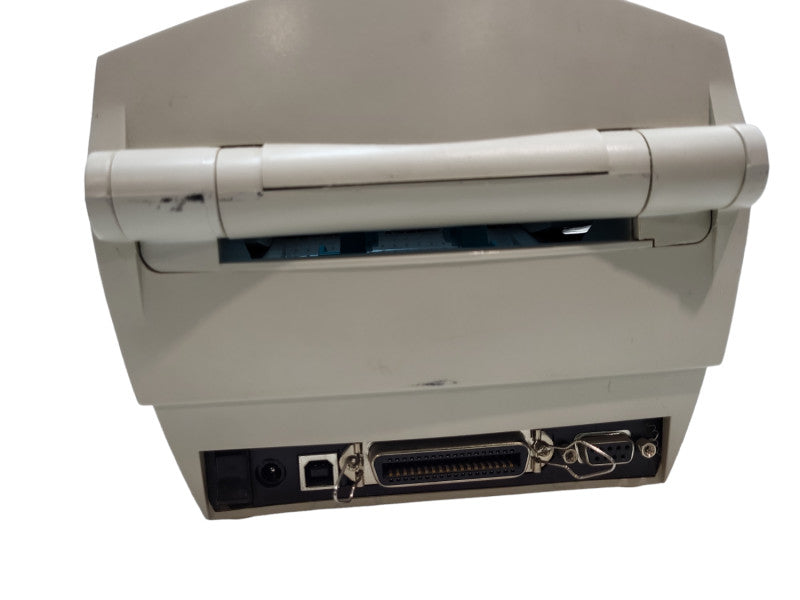 ZEBRA LP2443PSA THERMAL LABEL PRINTER W/ COMPATIBLE ADAPTER &