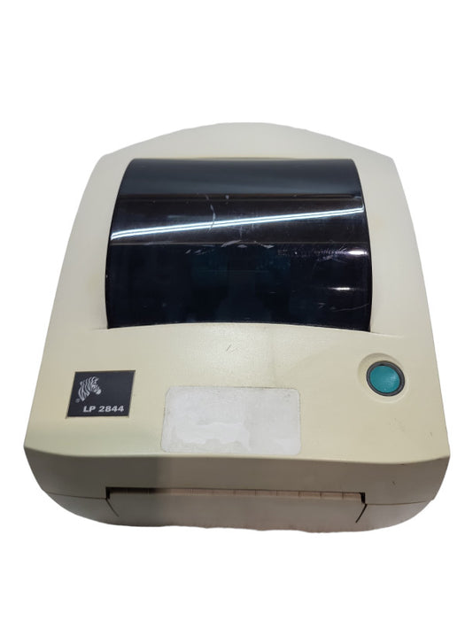 ZEBRA LP2443PSA THERMAL LABEL PRINTER W/ COMPATIBLE ADAPTER &