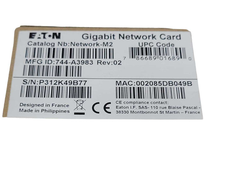 Open-Box Eaton Network-M2 Gigabit Network Card 744-A3983 _