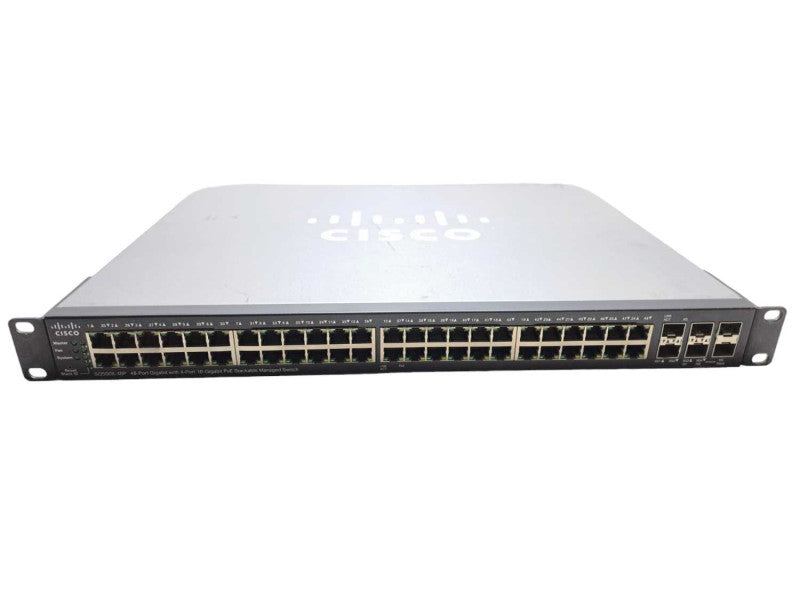 Cisco SG500X-48P | 48-Port Gigabit PoE+ 375W | 4x 10G SFP+ Stackable Switch )