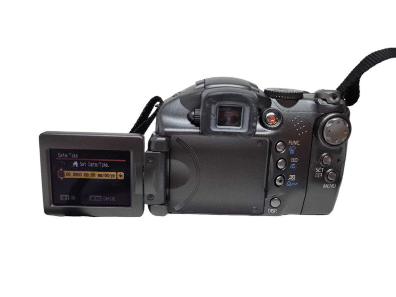 Grey Canon PowerShot S3 IS 6.0MP LCD Flip Screen Digital Camera %